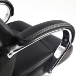 Кресло офисное BRABIX PREMIUM "Total HD-006", НАГРУЗКА до 180 кг, экокожа, хром, черное, 531933 — изображение 7