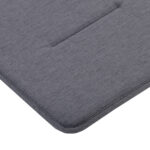 Подушка на стул плоская "РОГОЖКА" 37x37 см, полиэстер, серая PRIMILA (ПРИМИЛА) STANDARD, 700508 — изображение 4