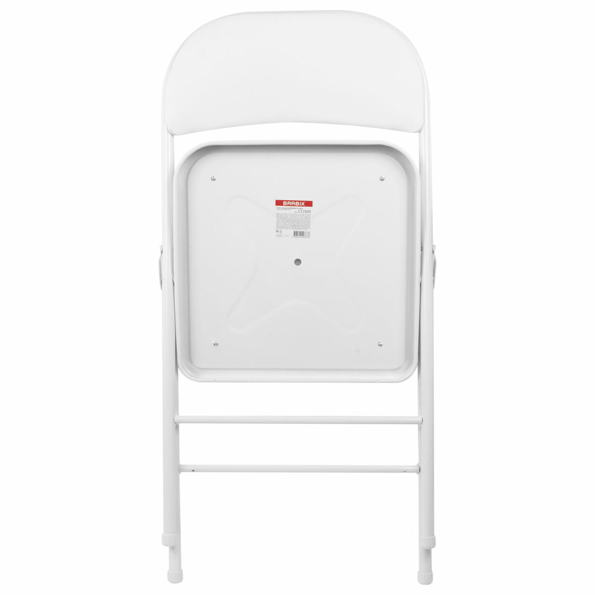 Стул складной BRABIX "Golf Plus CF-003 КОМФОРТ", белый каркас, кожзам белый, 532888 — изображение 8