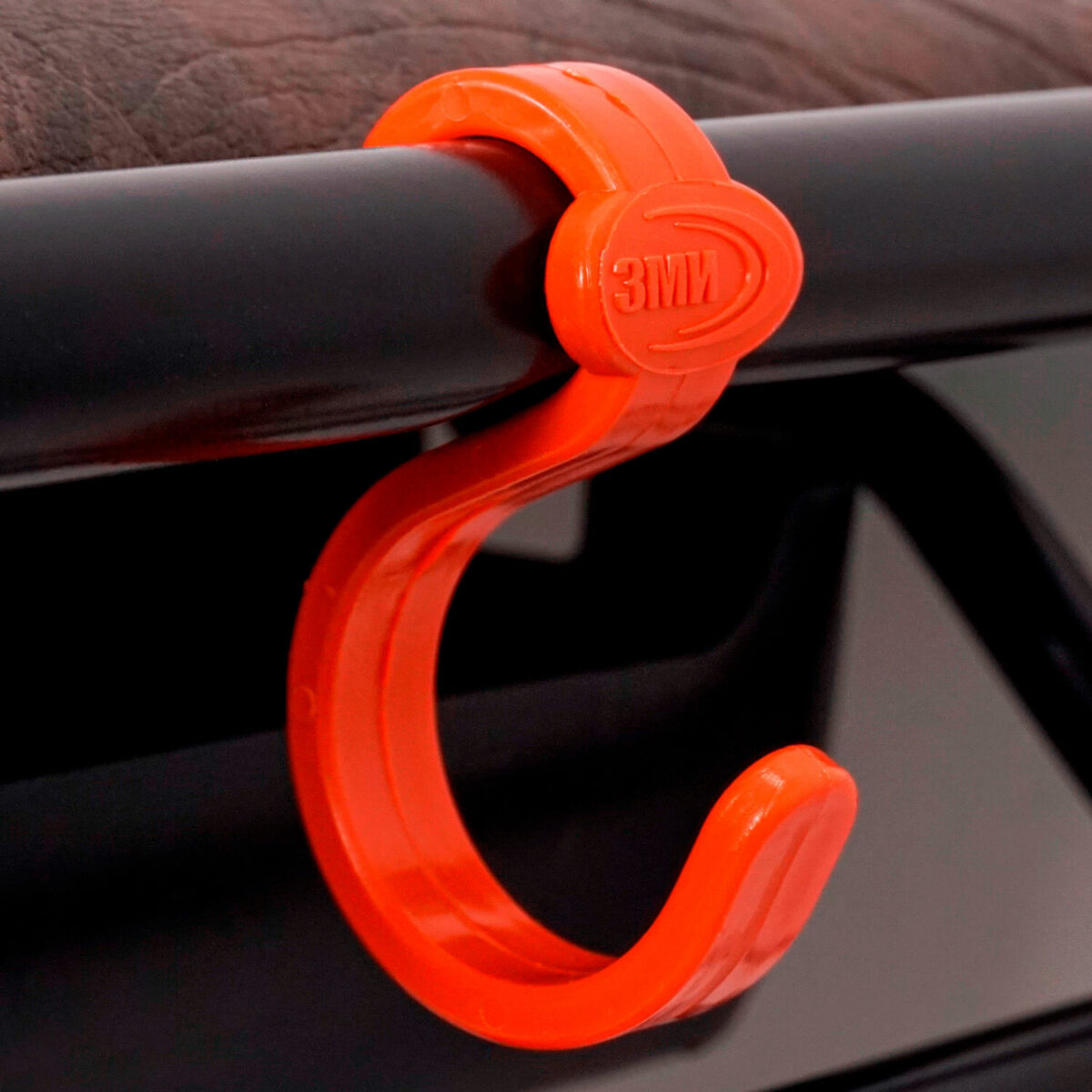 Банкетка для обуви "Альфа-13СЯ", 450х300х480 мм, 2 полки, ящик, металл/кожзам, черный/коричневый, ПДОА13СЯ Ч — изображение 5