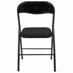 Стул складной BRABIX "Golf CF-007", чёрный каркас, чёрная ткань, гофрокороб, 533025 — изображение 5