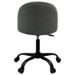 Кресло BRABIX "Moon MG-074", велюр серый, пятилучие металлическое черное, 532773 — изображение 6