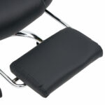 Кресло офисное CROMEX (КРОМЕКС) "Chill MS-005", с функцией вибромассажа, подножка, экокожа, черное, 532958 — изображение 16