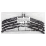 Вешалка-плечики трансформер, 5 плечиков, металл с покрытием, черные, BRABIX ULTRA, 607474 — изображение 2