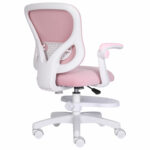 Кресло детское с подставкой для ног BRABIX "Sky MG-206", велюр, розовое, 533154 — изображение 6