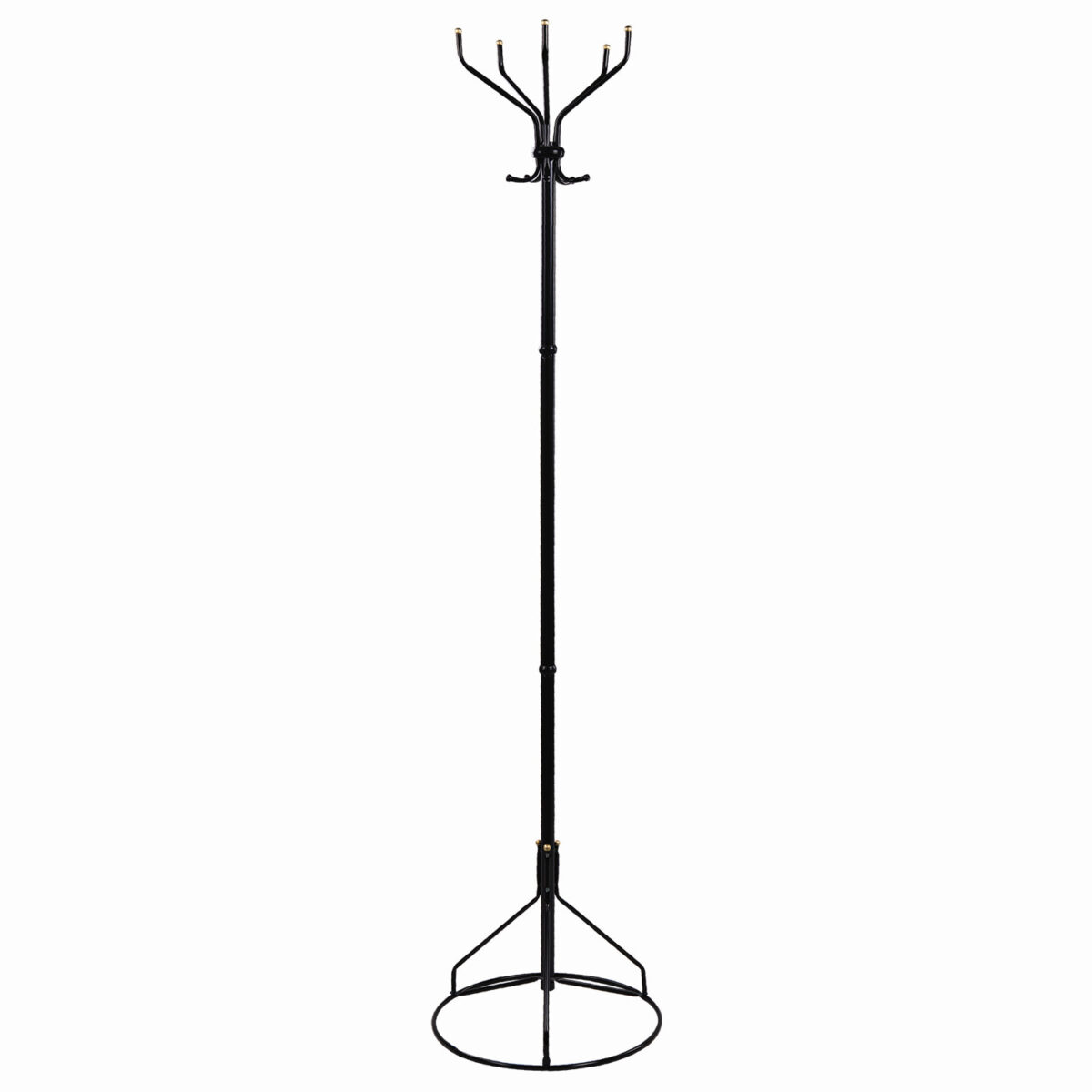 2a4c5ec4e020e75f891cbb7230da0a22_xl Вешалка-стойка "Ажур-2", 1,89 м, основание 46 см, 5 крючков, металл, черная — изображение 1