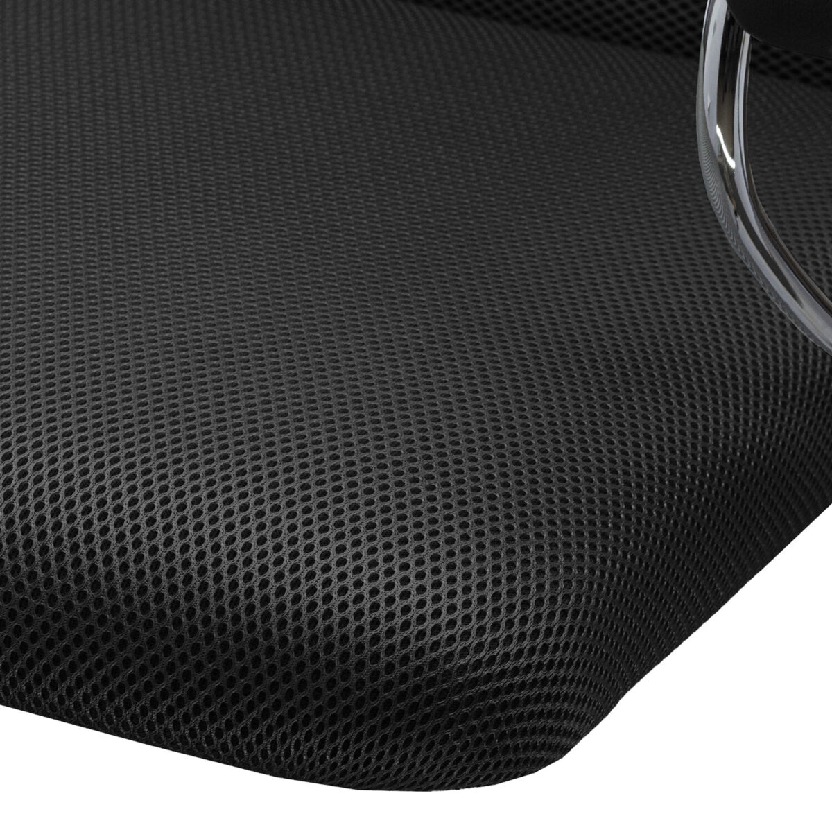 Кресло офисное МЕТТА "SU-B-8" хром, ткань-сетка, сиденье мягкое, черное — изображение 16