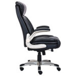 Кресло HAWASAN (ХАВАСАН) "Target EX-567", откидные подлокотники, рециклированная кожа, черное, 532974 — изображение 3