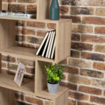 Стеллаж BRABIX "Scandi SH-008", 730х250х1760 мм, 6 секций, ЛДСП, дуб сонома, 641898, ЦБ013658-2 — изображение 7