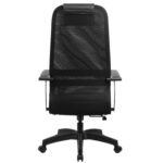 Кресло офисное BRABIX PREMIUM "Ultimate EX-801" пластик, плотная двойная сетка Х2, черное, 532922 — изображение 5