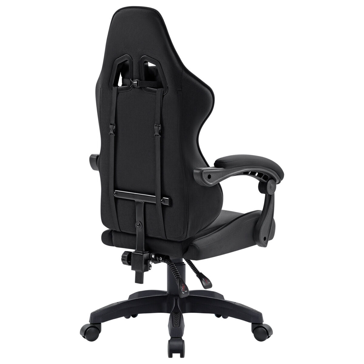 Кресло компьютерное DEFENDER "Breeze", 2 подушки, ткань, черное, 64299 — изображение 5