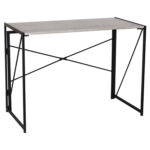 Стол на металлокаркасе BRABIX "LOFT CD-002", 1000х500х750 мм, складной, цвет дуб антик, 641213 — изображение 2