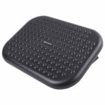 Подставка для ног BRAUBERG офисная, 45х33 см, регулируемый угол наклона, рифленая, черная, 531495 — изображение 2