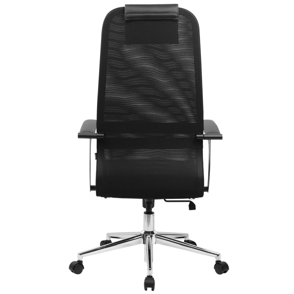 Кресло BRABIX PREMIUM "Ultimate EX-801" хром, плотная двойная сетка Х2, черное, 532917 — изображение 5