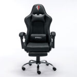 Кресло компьютерное BRABIX "Dexter GM-135", подножка, две подушки, экокожа, черное, 532800 — изображение 7