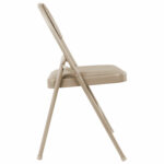 Стул складной BRABIX "Golf Plus CF-003 КОМФОРТ", бежевый каркас, кожзам бежевый, В КОРОБЕ, 533027 — изображение 5