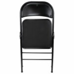 Стул складной BRABIX "Golf Plus CF-003 КОМФОРТ", чёрный каркас, чёрная ткань, 532889 — изображение 9