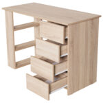 Стол письменный/компьютерный BRABIX "Scandi CD-016", 1100х500х750 мм, 4 ящика, дуб сонома, 641892, ЦБ013707-2 — изображение 12