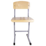 Стул ученический нерегулируемый "Умник", 380х480х800 мм, рост 6, серый каркас — изображение 2