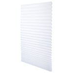 Жалюзи-плиссе, штора бумажная самоклеящаяся BRABIX, 60х180 см, ЭКО, 80 г/м2, цвет белый, 1 шт., 700001