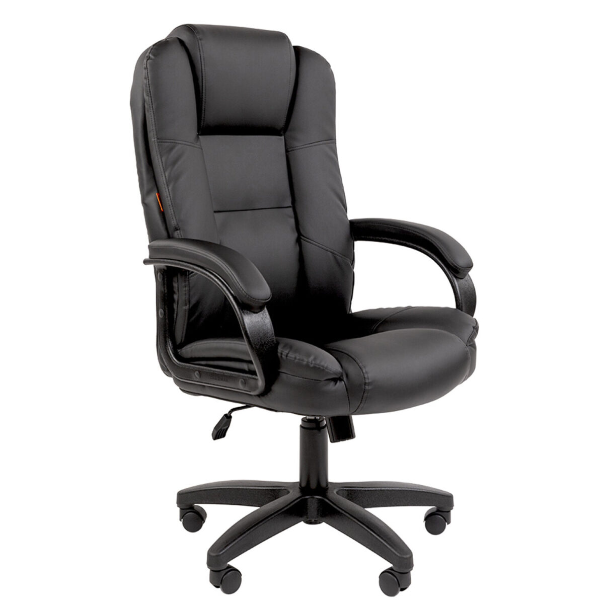 Кресло офисное Chairman CH 600 LT, экокожа, черное, 7158667 — изображение 1