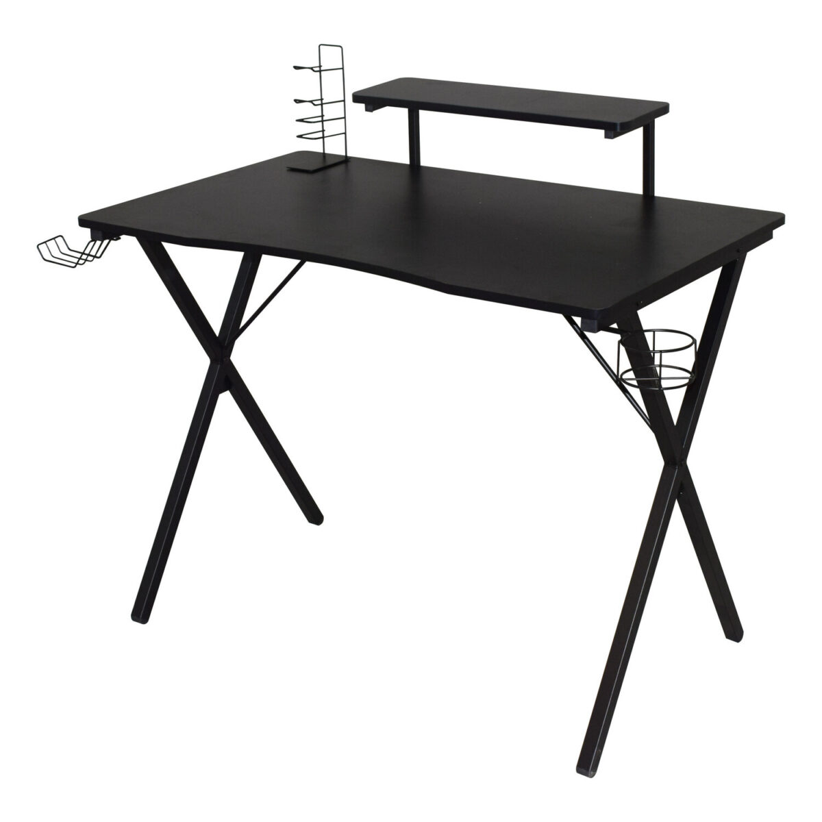 Стол компьютерный на металлокаркасе BRABIX "TECH GT-002", 1000х635х750 мм, черный, 641858 — изображение 3