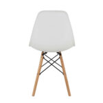 Стулья BRABIX "Eames CF-010", КОМПЛЕКТ 4 шт., пластик белый, опоры дерево/металл, 532630, 2033A — изображение 4