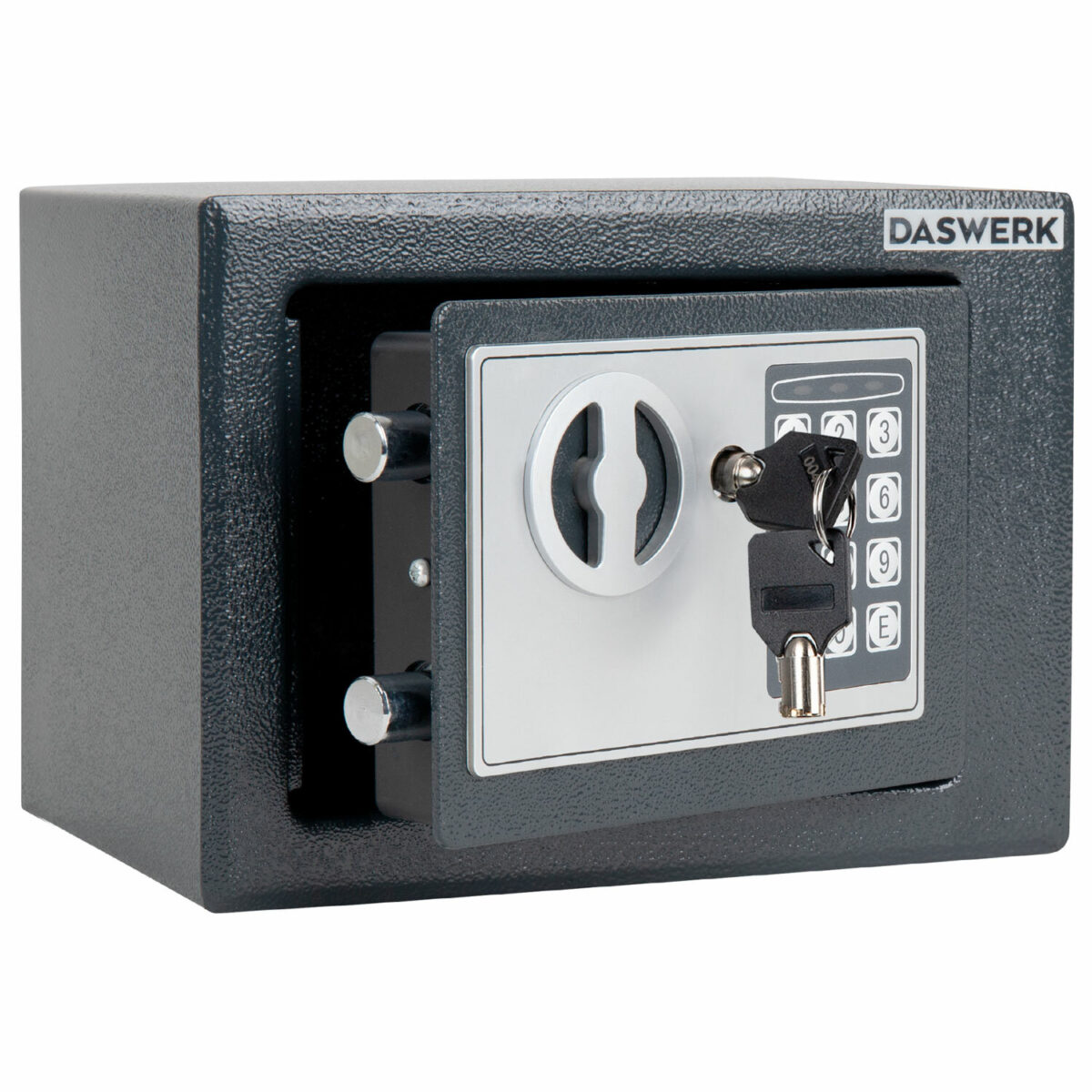 Сейф мебельный DASWERK (ДАСВЕРК) SC-170EL (170х230х170 мм), электронный замок, графит, 291338 — изображение 1