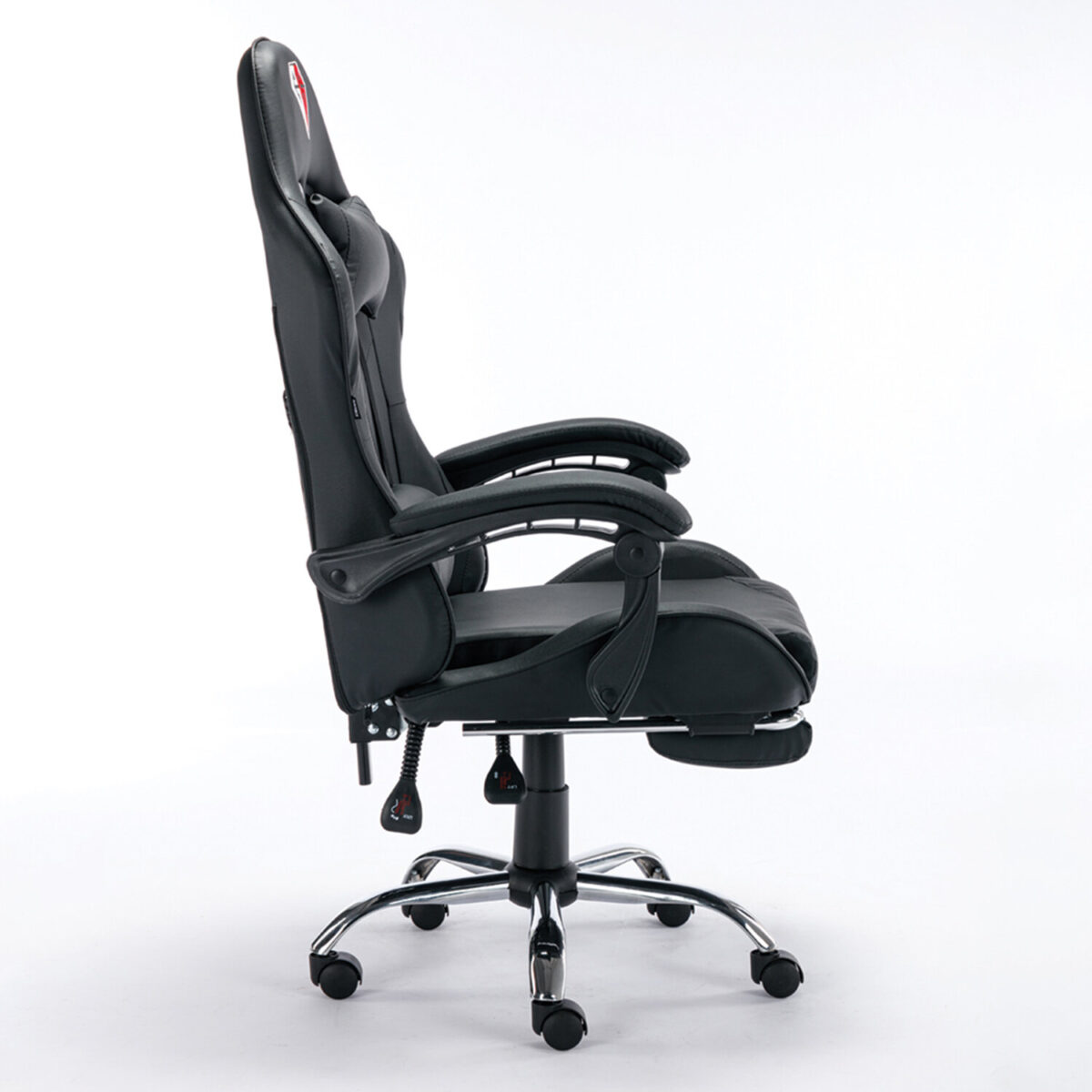 Кресло компьютерное BRABIX "Dexter GM-135", подножка, две подушки, экокожа, черное, 532800 — изображение 2