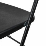 Стулья складные BRABIX "Golf CF-002", КОМПЛЕКТ 4 шт., черный каркас, пластик черный, 533030 — изображение 11