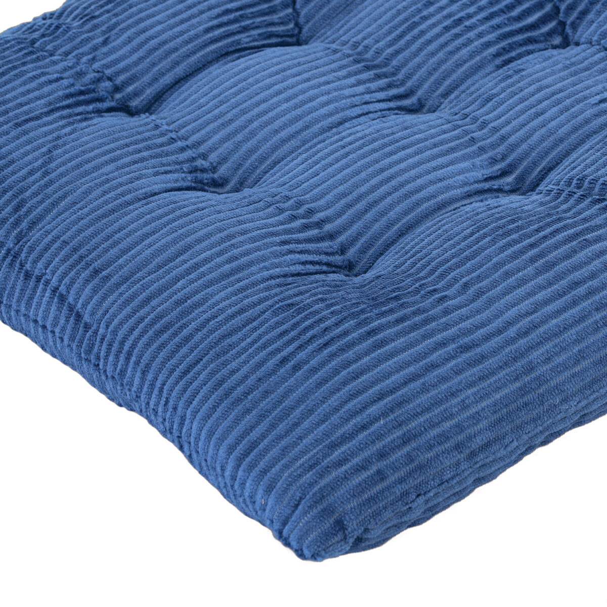 Подушка на стул "ВЕЛЬВЕТ" 38х38 см, полиэстер, синяя, PRIMILA (ПРИМИЛА) CLASSIC, 700505 — изображение 4