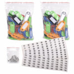 Шкафчик (Ключница) на 140 ключей BRAUBERG, 370х280х80 мм, с замком, +140 брелоков, серый, 290340 — изображение 8