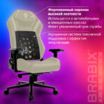 Кресло BRABIX PREMIUM "Core GM-160", мультиблок, 4D подлокотники, литой поролон, черное/серое, 532952 — изображение 14