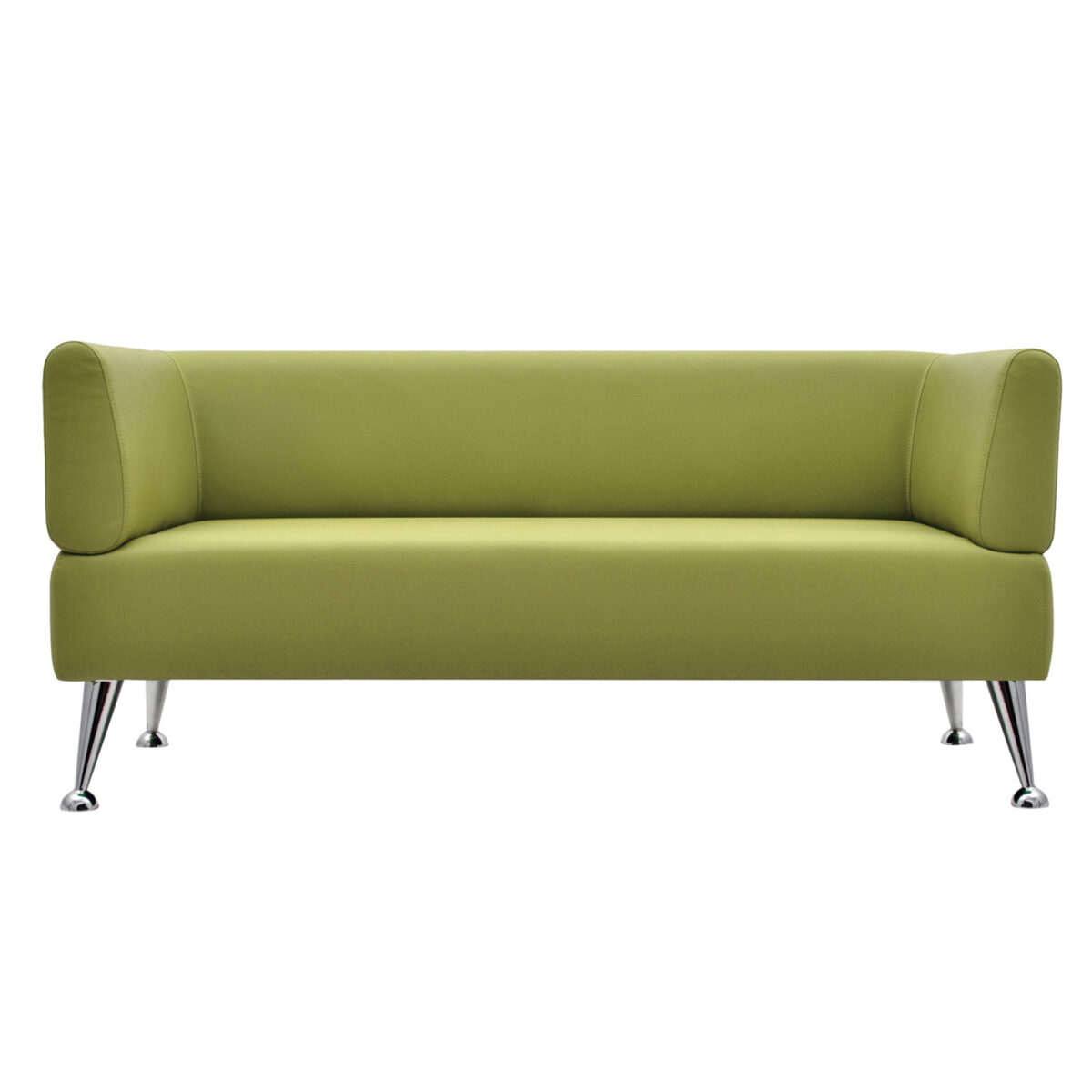 Диван мягкий трехместный "Норд", "V-700", 1560х720х730 мм, c подлокотниками, экокожа, светло-зеленый — изображение 2