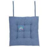 Подушка на стул "РОГОЖКА", 40x40 см, полиэстер, синяя, PRIMILA (ПРИМИЛА) LUX, 700503 — изображение 2