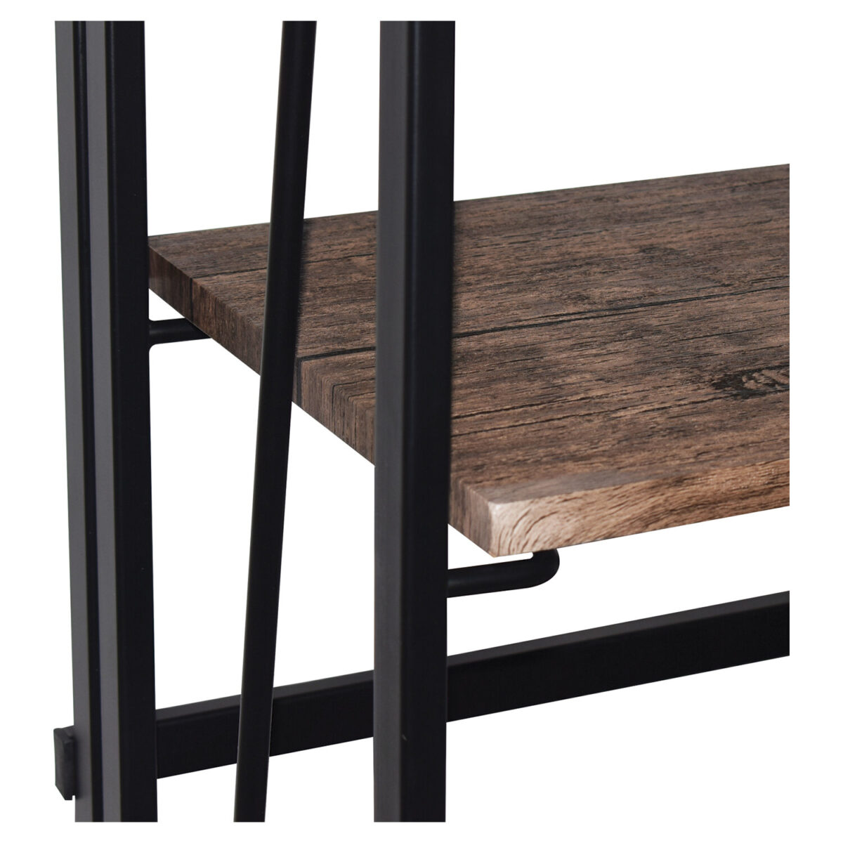 Стеллаж на металлокаркасе "BRABIX LOFT SH-001", 600х300х1250 мм, складной, цвет морёный дуб, 641228 — изображение 9