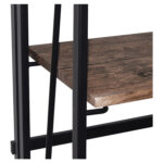 Стеллаж на металлокаркасе "BRABIX LOFT SH-001", 600х300х1250 мм, складной, цвет морёный дуб, 641228 — изображение 9