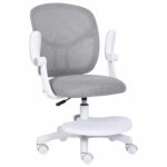 Кресло детское с подставкой для ног BRABIX "Toy MG-205", сетка/ткань TW, серое, 533153 — изображение 3