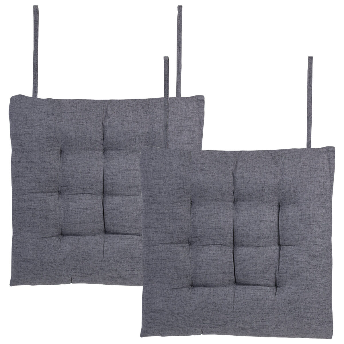 Подушка на стул "РОГОЖКА", 40x40 см, полиэстер, серая, PRIMILA (ПРИМИЛА) LUX, 700499 — изображение 7