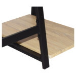 Стол на металлокаркасе BRABIX "LOFT CD-006", 1200х500х730 мм, 2 полки, цвет дуб натуральный, 641226 — изображение 9