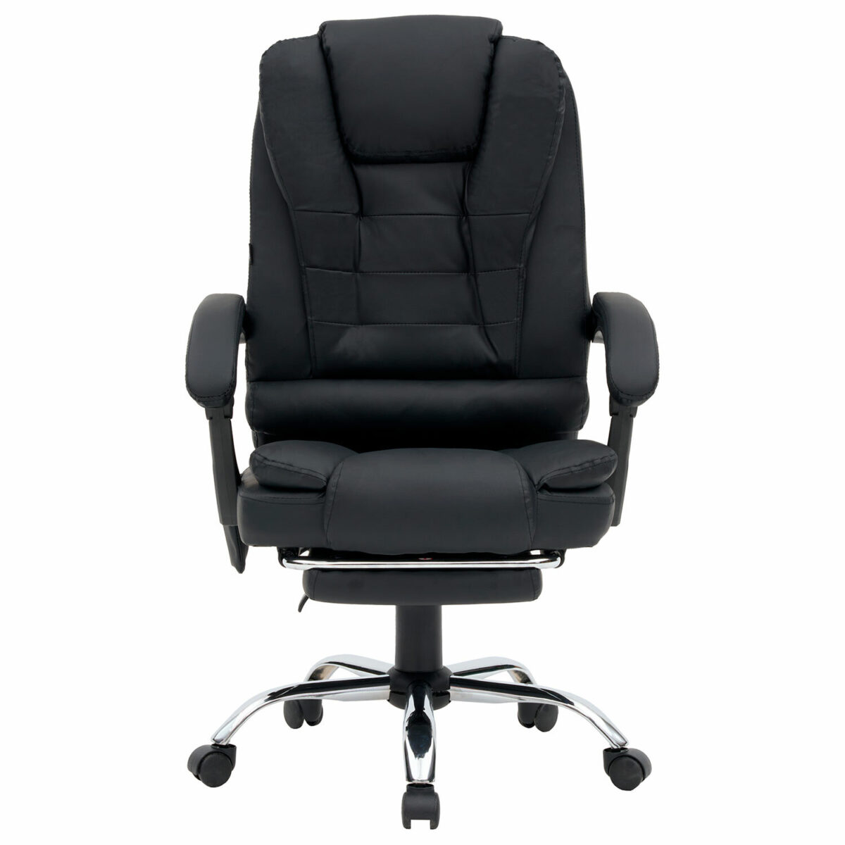 Кресло офисное CROMEX (КРОМЕКС) "Lounge MS-007", подножка, 6 массажных модулей, экокожа, черное, 532960 — изображение 6