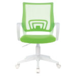 Кресло BRABIX "Fly MG-396W", с подлокотниками, пластик белый, сетка, салатовое, 532403, MG-396W_532403 — изображение 5