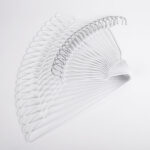 Вешалки-плечики для одежды, размер 48-50, металл, антискользящие, КОМПЛЕКТ 20 шт., белые, BRABIX PREMIUM, 608470 — изображение 5