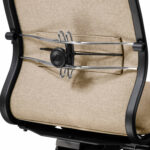 Кресло МЕТТА "ErgoLife" 10 B1-162D, пластик, синхромеханизм, 2D-подлокотники, ткань, бежевое — изображение 7