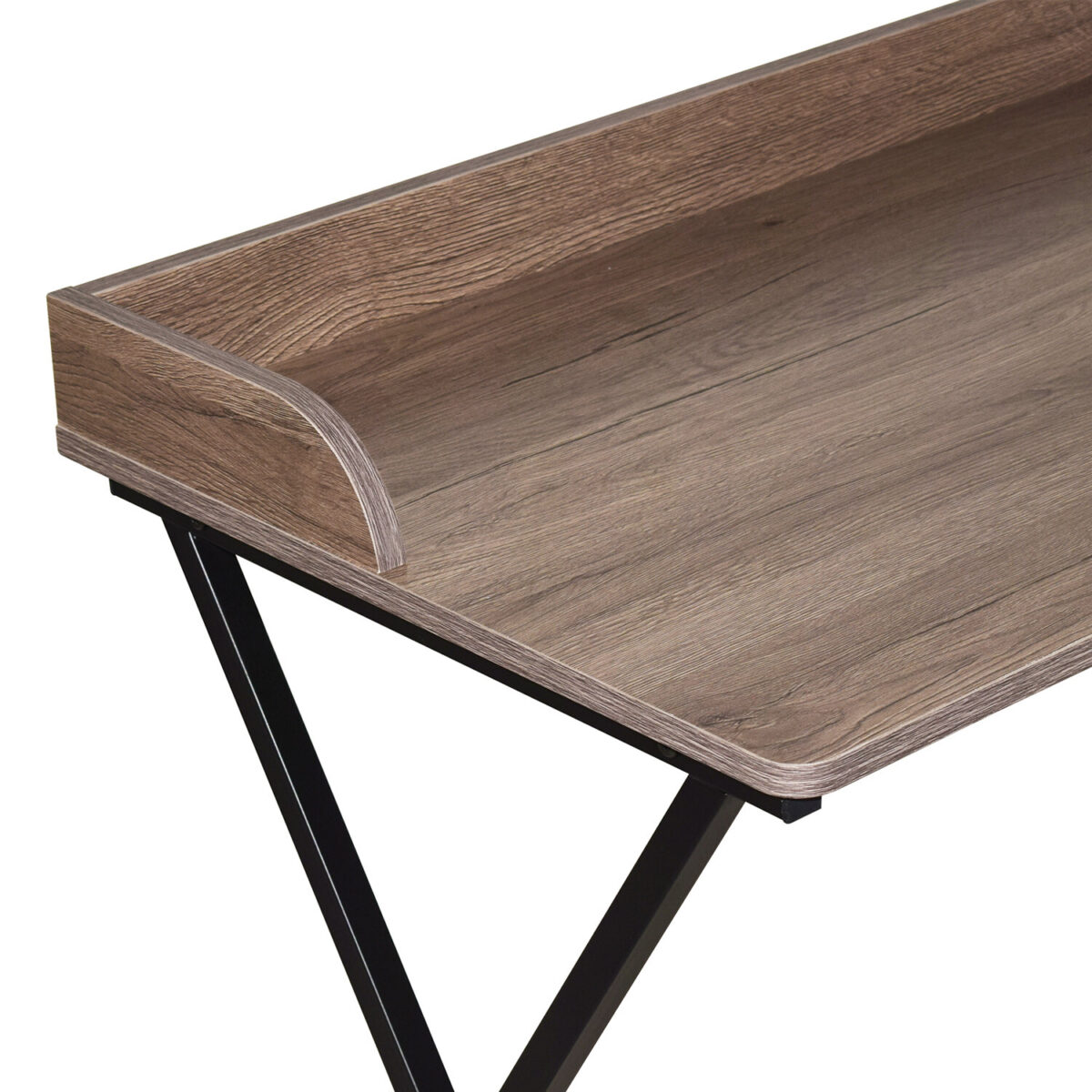 Стол на металлокаркасе BRABIX "LOFT CD-008", 900х500х780 мм, цвет морёный дуб, 641863 — изображение 6