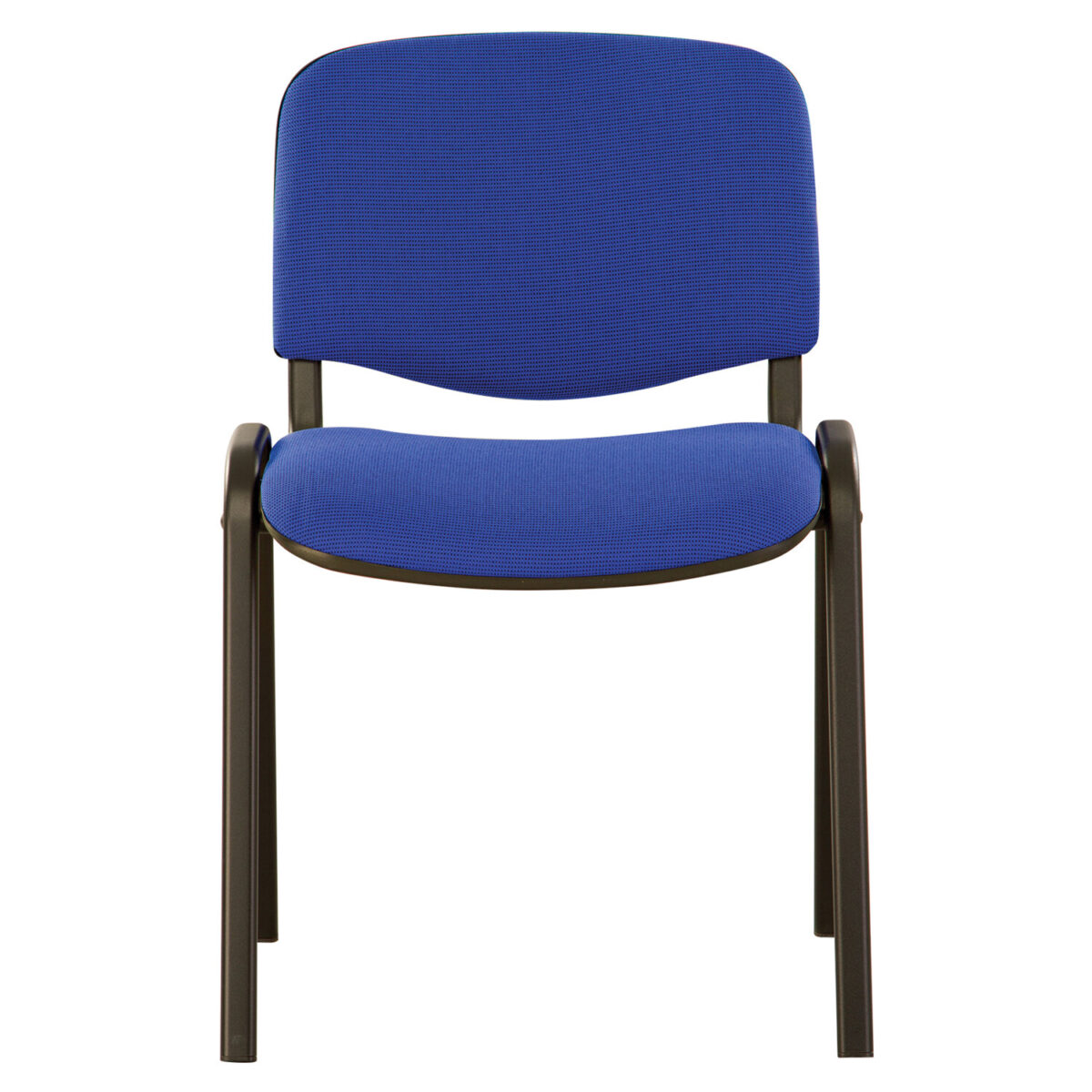 Стул для персонала и посетителей BRABIX "Iso CF-005", черный каркас, ткань синяя с черным, 531974 — изображение 2