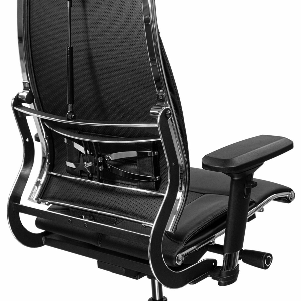 Кресло МЕТТА "Move" B2-10D, 2D-спинка, 3D-подголовник, 4D-подлокотники, экокожа, черное — изображение 7
