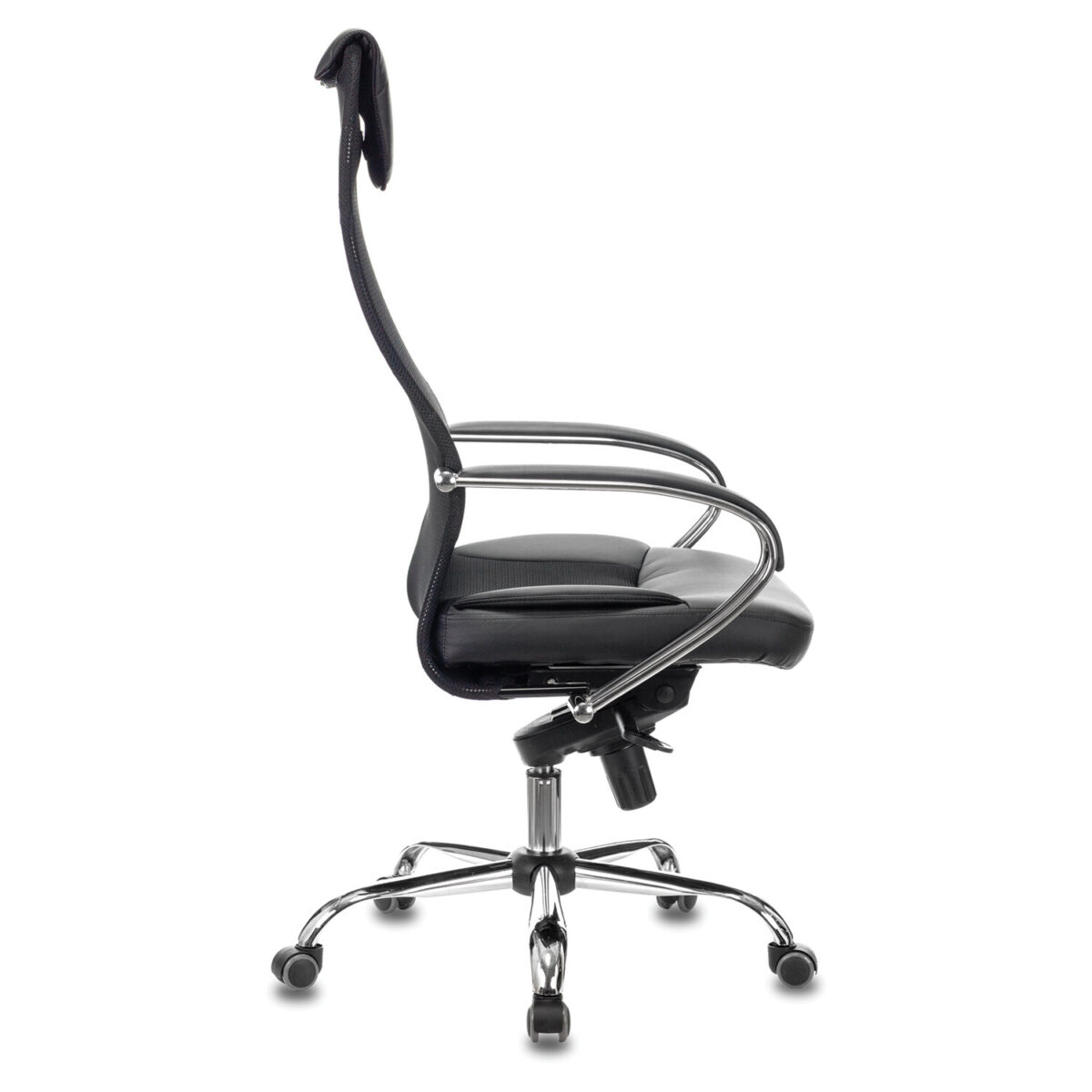 Кресло офисное BRABIX PREMIUM "Stalker EX-609 PRO", хром, мультиблок, ткань-сетка/экокожа, черное, 532416, EX609PRO_532416 — изображение 3