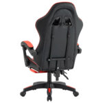 Кресло компьютерное DEFENDER "Tornado", 2 подушки, подставка для ног, экокожа, черное/красное, ш/к 26722, 64057 — изображение 8