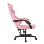 Кресло компьютерное BRABIX "Shooter GM-123", 2 подушки, ткань, розовое/серое, 533213 — изображение 7